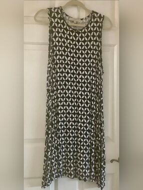 Black and White Geometric Maxi Skirt